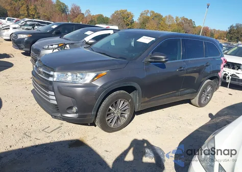2019 Toyota Highlander Xle из США, поврежденный, VIN 5TDKZRFH1KS328088